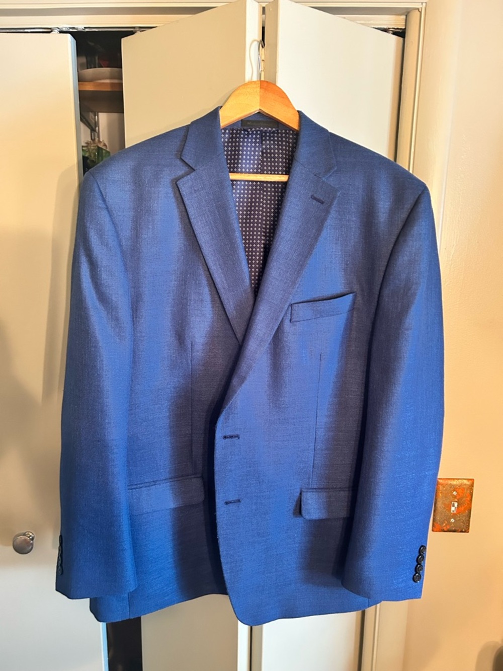 Chaps French Cadet Blue Sport Coat Blazer